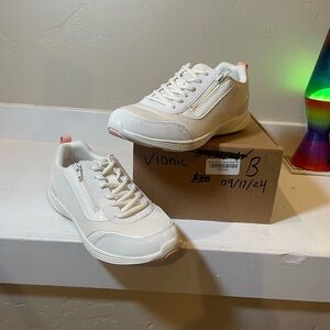 Vionic Women's Athletic Shoes - White and Pink
